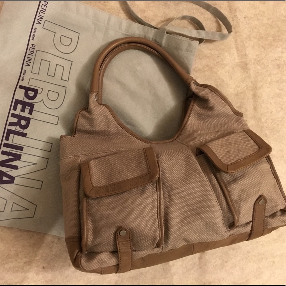 Perlina New York shoulder tote bag